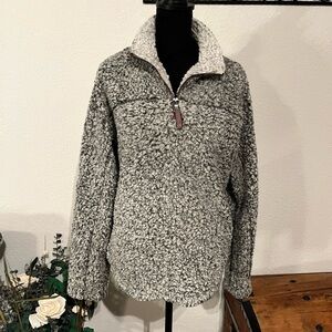 True Grit Women’s Sherpa Fleece 1/4 Zip Pullover Jacket - size XS